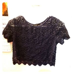 Forever 21 lacy crop top